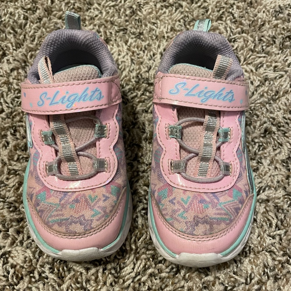 Skechers S-lights in pink